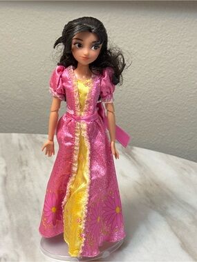 Disney Store Elena of Avalor Princess Isabel Doll wearing her pink dress